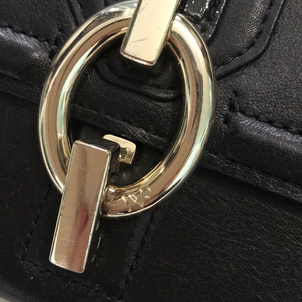 Diane Von Furstenberg black leather wallet - Picture 2 of 5
